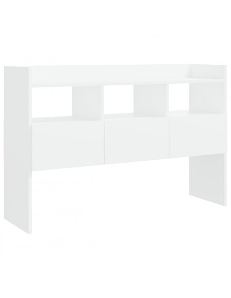 Credenza Bianca 120x30,5x70 cm in Legno Multistrato