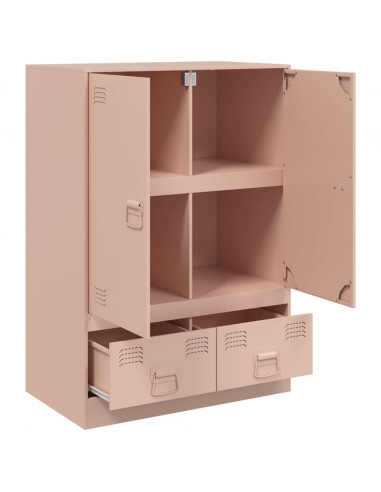 Credenza Rosa 67x39x95 cm in Acciaio