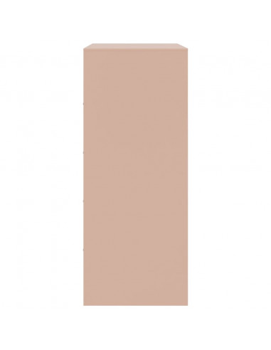 Credenza Rosa 67x39x95 cm in Acciaio