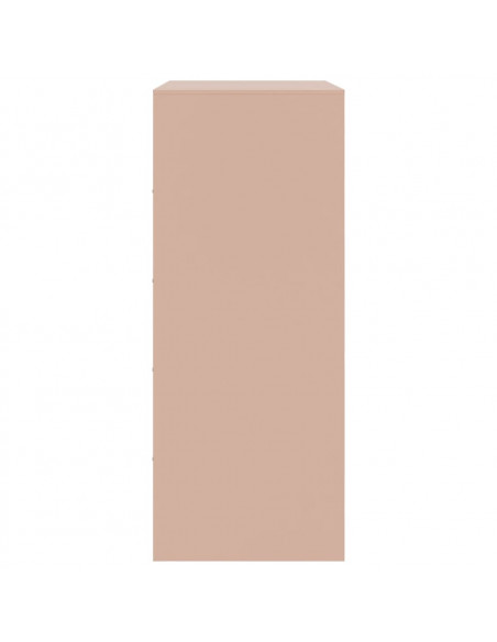 Credenza Rosa 67x39x95 cm in Acciaio