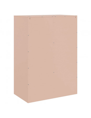 Credenza Rosa 67x39x95 cm in Acciaio