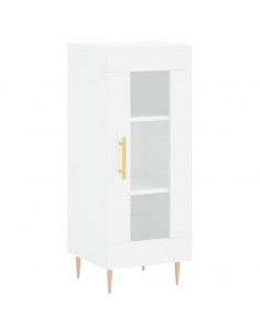 Credenza Bianca 34,5x34x180 cm in Legno Multistrato 2