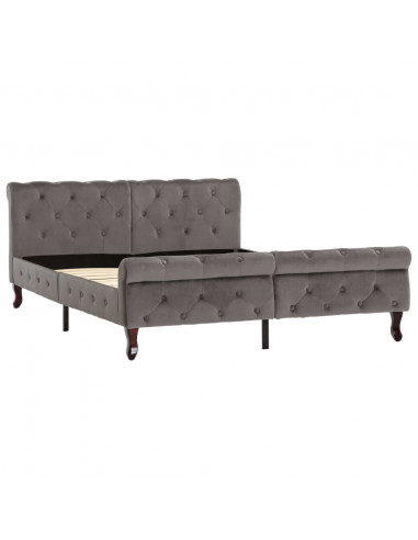 Giroletto Grigio in Velluto 140x200 cm