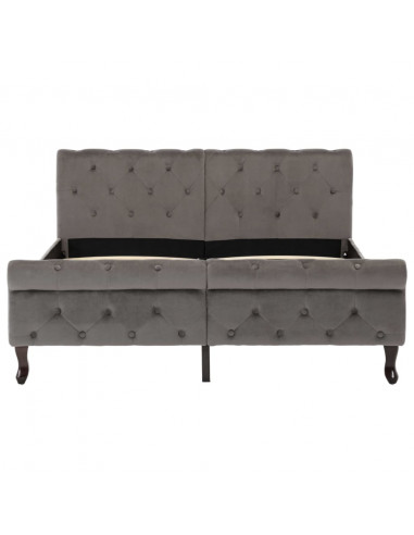 Giroletto Grigio in Velluto 140x200 cm