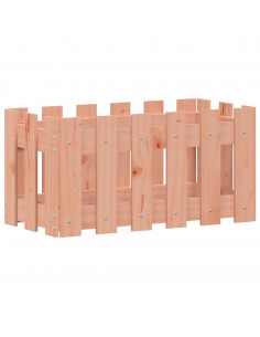 Fioriera Giardino Design Recinzione 60x30x30cm Massello Douglas 2