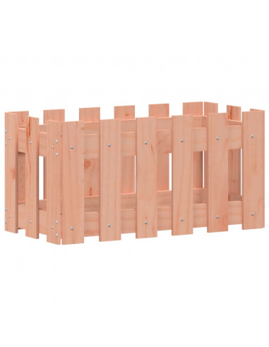 Fioriera Giardino Design Recinzione 60x30x30cm Massello Douglas