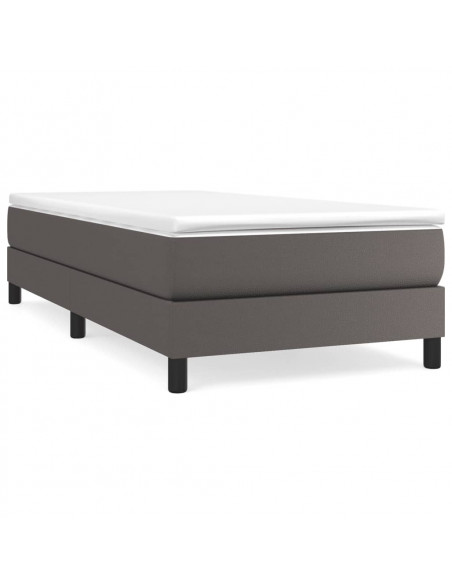 Giroletto a Molle Grigio 100x200 cm in Similpelle