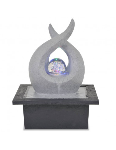 Fontana da Interni con Luce a LED in Poliresina