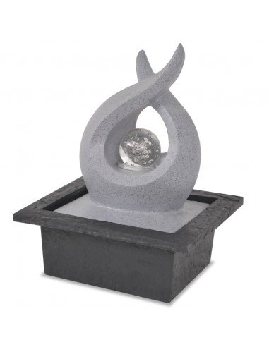 Fontana da Interni con Luce a LED in Poliresina