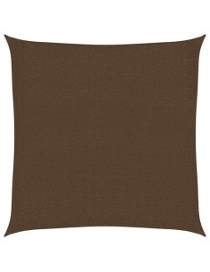 Vela Parasole 160 g/m² Marrone 3x3 m in HDPE 2