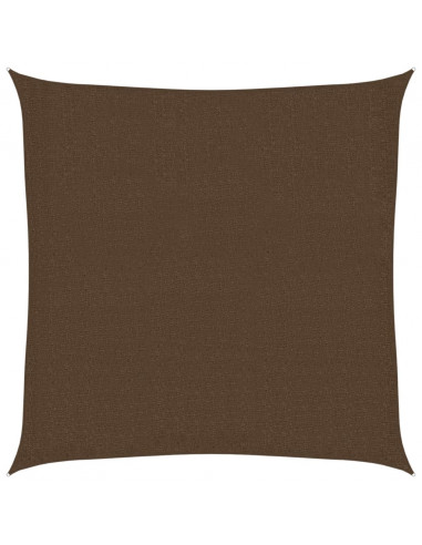 Vela Parasole 160 g/m² Marrone 3x3 m in HDPE