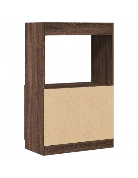 Credenza Rovere Marrone 63x33x100 cm in Truciolato