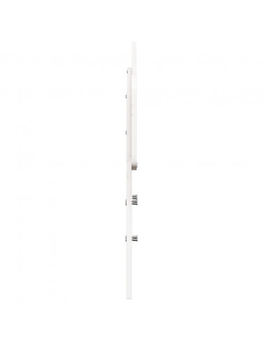 Testiera Bianca 75 cm in Legno Massello di Pino