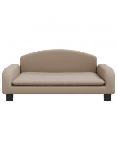 Divano per Bambini Cappuccino 70x45x30 cm in Similpelle