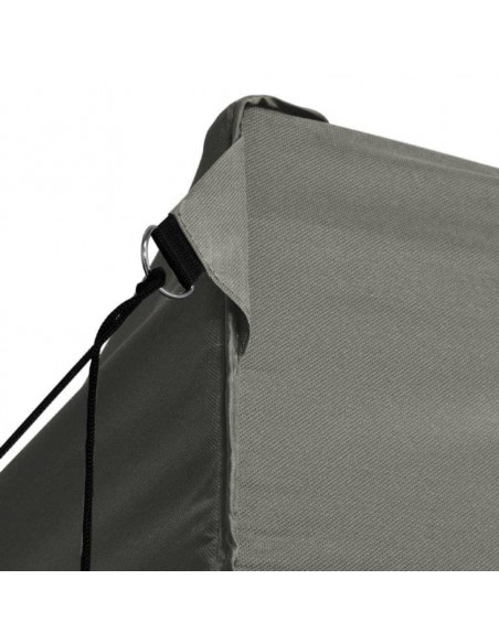 Gazebo Professionale Pieghevole 3x4m in Acciaio Antracite