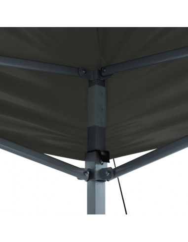 Gazebo Professionale Pieghevole 3x4m in Acciaio Antracite