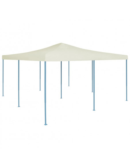 Gazebo Pieghevole 5x5 m Crema