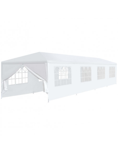 Gazebo da Giardino 3x12 m Bianco