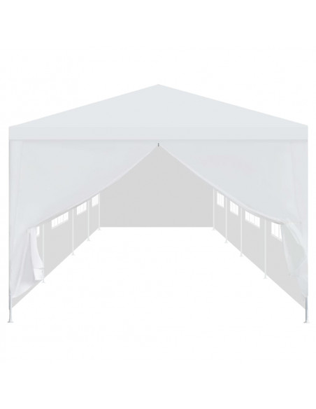 Gazebo da Giardino 3x12 m Bianco