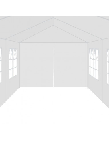 Gazebo da Giardino 3x12 m Bianco