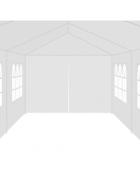 Gazebo da Giardino 3x12 m Bianco
