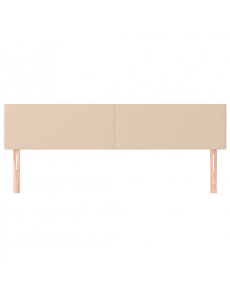 Testiere 2 pz Cappuccino 80x5x78/88 cm in Similpelle