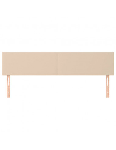 Testiere 2 pz Cappuccino 90x5x78/88 cm in Similpelle