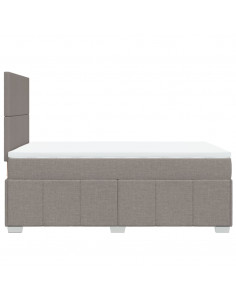 Giroletto a Molle con Materasso Tortora 120x200 cm in Tessuto 2