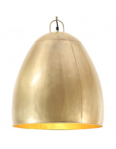 Lampada a Sospensione Industriale 25 W Ottone Rotonda 42 cm E27 2