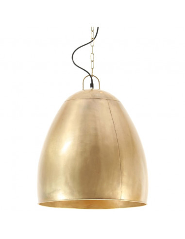 Lampada a Sospensione Industriale 25 W Ottone Rotonda 42 cm E27