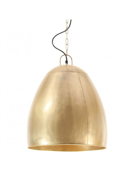 Lampada a Sospensione Industriale 25 W Ottone Rotonda 42 cm E27