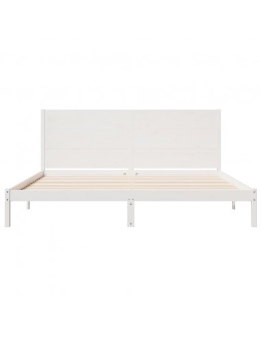 Giroletto Extra Lungo senza Materasso Bianco 200x210cm Massello