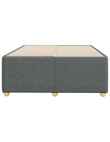 Giroletto senza Materasso Grigio Scuro 120x200 cm Tessuto