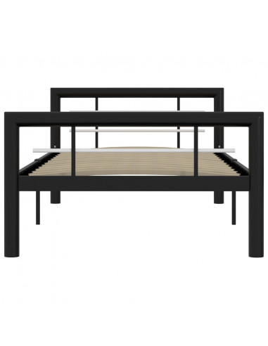 Giroletto Nero e Bianco in Metallo 90x200 cm