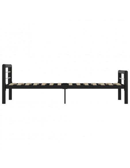 Giroletto Nero e Bianco in Metallo 90x200 cm
