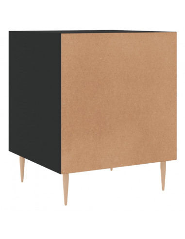 Comodino Nero 40x40x50 cm in Legno Multistrato