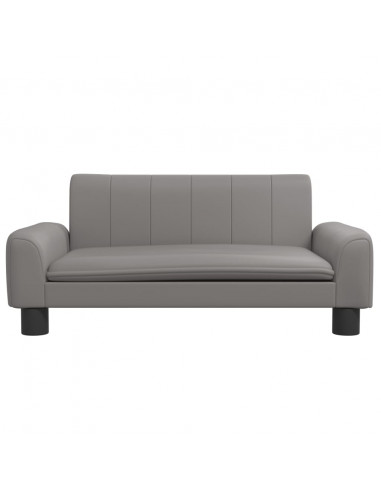Lettino per Cani Grigio 70x45x30 cm in Similpelle