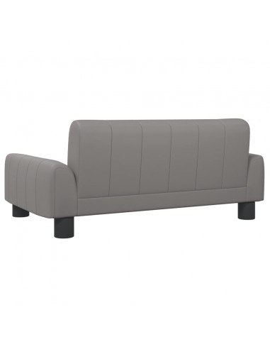Lettino per Cani Grigio 70x45x30 cm in Similpelle