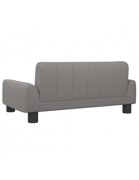Lettino per Cani Grigio 70x45x30 cm in Similpelle