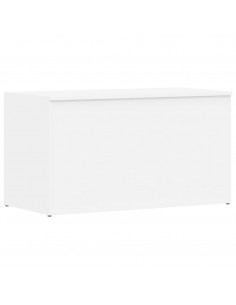 Cassapanca Bianca 84x42x46 cm in Legno Ingegnerizzato 2