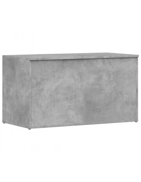 Cassapanca Grigio Cemento 84x42x46 cm in Legno Ingegnerizzato