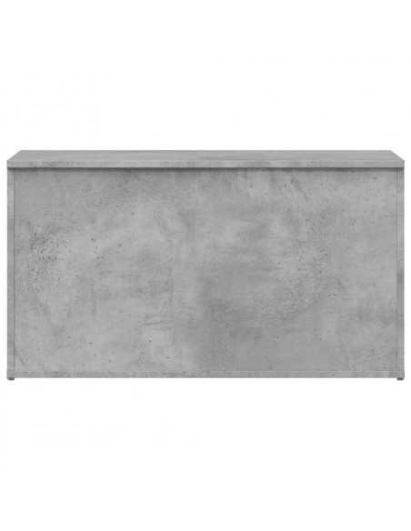 Cassapanca Grigio Cemento 84x42x46 cm in Legno Ingegnerizzato