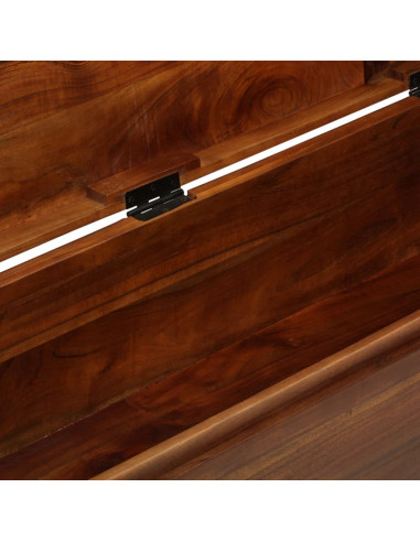 Baule 110x35x41 cm in Legno Massello di Acacia