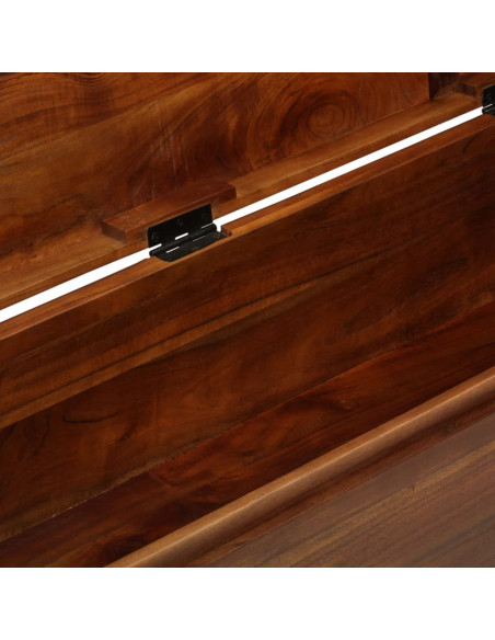 Baule 110x35x41 cm in Legno Massello di Acacia