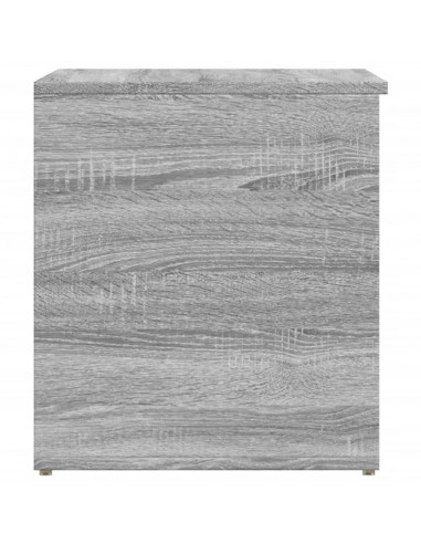 Cassapanca Grigio Sonoma 84x42x46 cm in Legno Ingegnerizzato