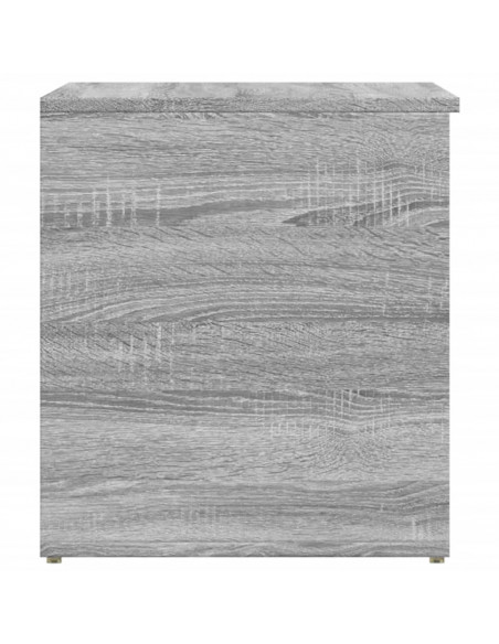 Cassapanca Grigio Sonoma 84x42x46 cm in Legno Ingegnerizzato