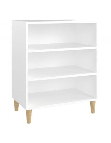 Credenza Bianca 57x35x70 cm in Legno Multistrato