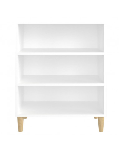 Credenza Bianca 57x35x70 cm in Legno Multistrato