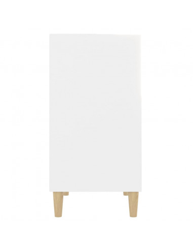 Credenza Bianca 57x35x70 cm in Legno Multistrato