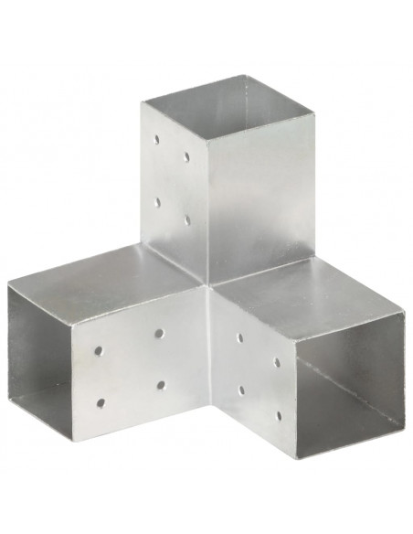 Connettore per Pali a Forma di Y in Metallo Zincato 81x81 mm